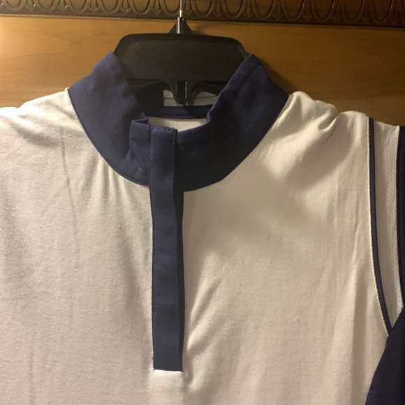 NWOT Callaway Color Block Snap Front Golf Polo with Mesh Top Detail Size Large - Picture 2 of 7